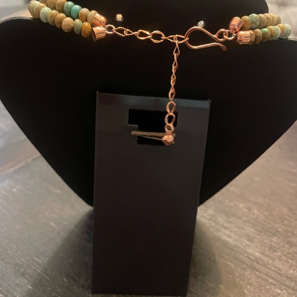 Jay King Turquoise and Copper Reversible necklace - Picture 2 of 3